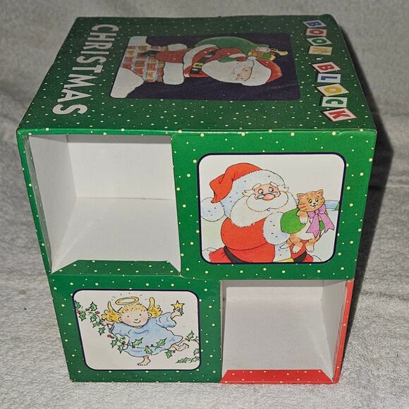 Christmas Book Block for Kids 12 Small Books & Holder - Picture 7 of 8